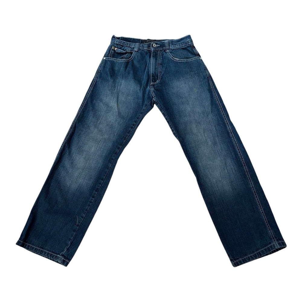 SouthPole Baggy Jeans Men Size 32 (31x30) Blue Skateboard Streetwear Y2K Retro